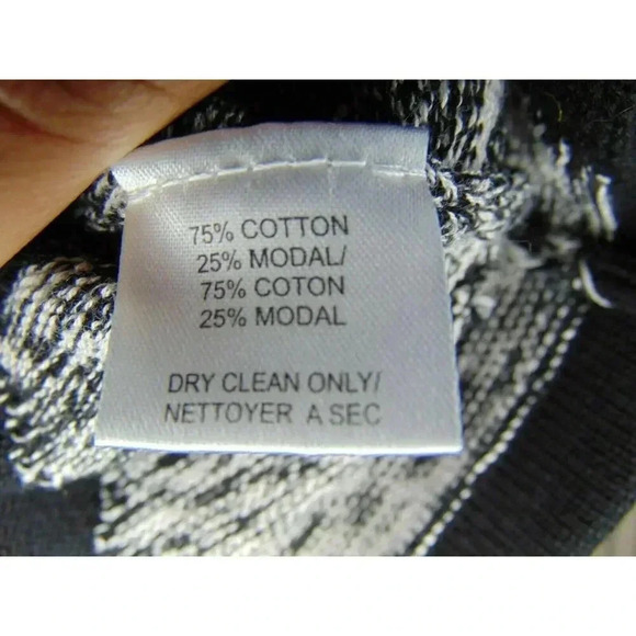 Trina Turk Womens Deirdre Mini Sweater Dress Gray Black Geometric Space Dye S - Picture 5 of 6